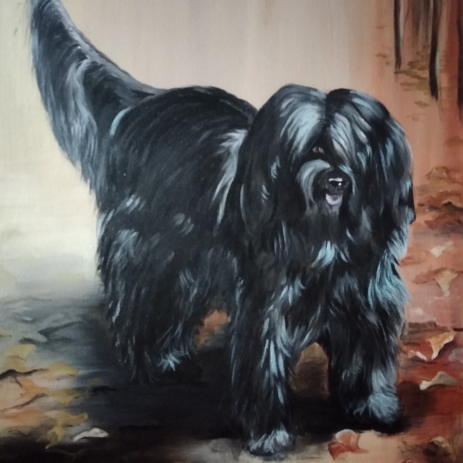 Schilderij Hond ZoÃ«