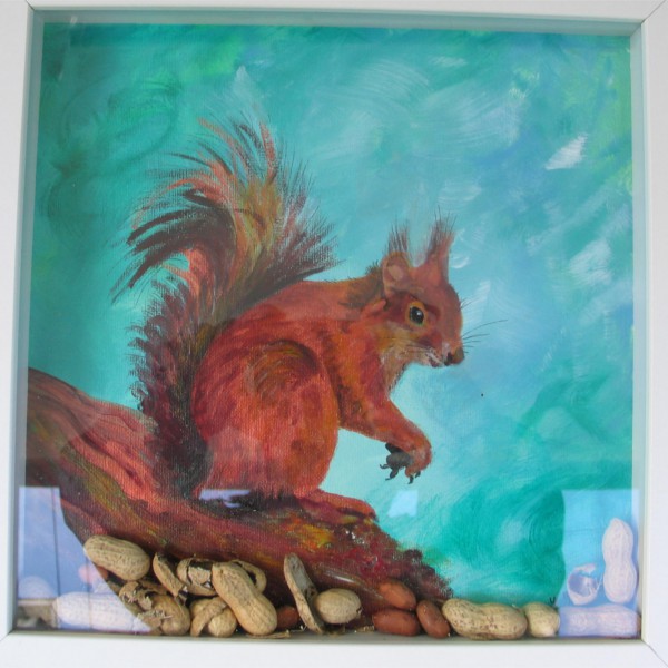 Schilderij eekhoorn